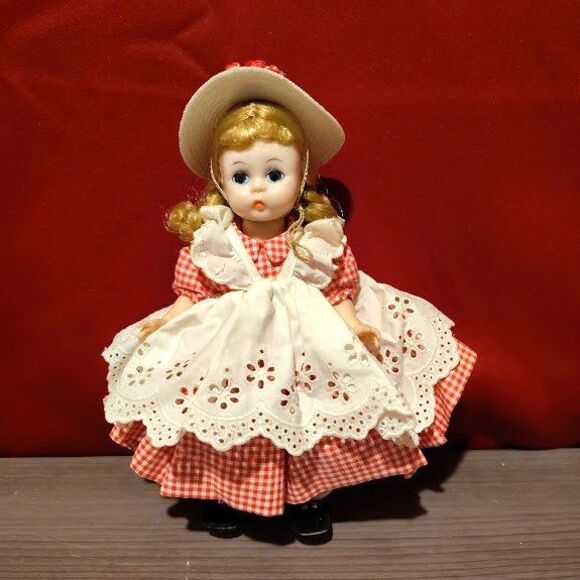Madame Alexander Other - Vintage 1965 Madame Alexander McGuffey Ana Doll Blonde Red Gingham 8 Inch